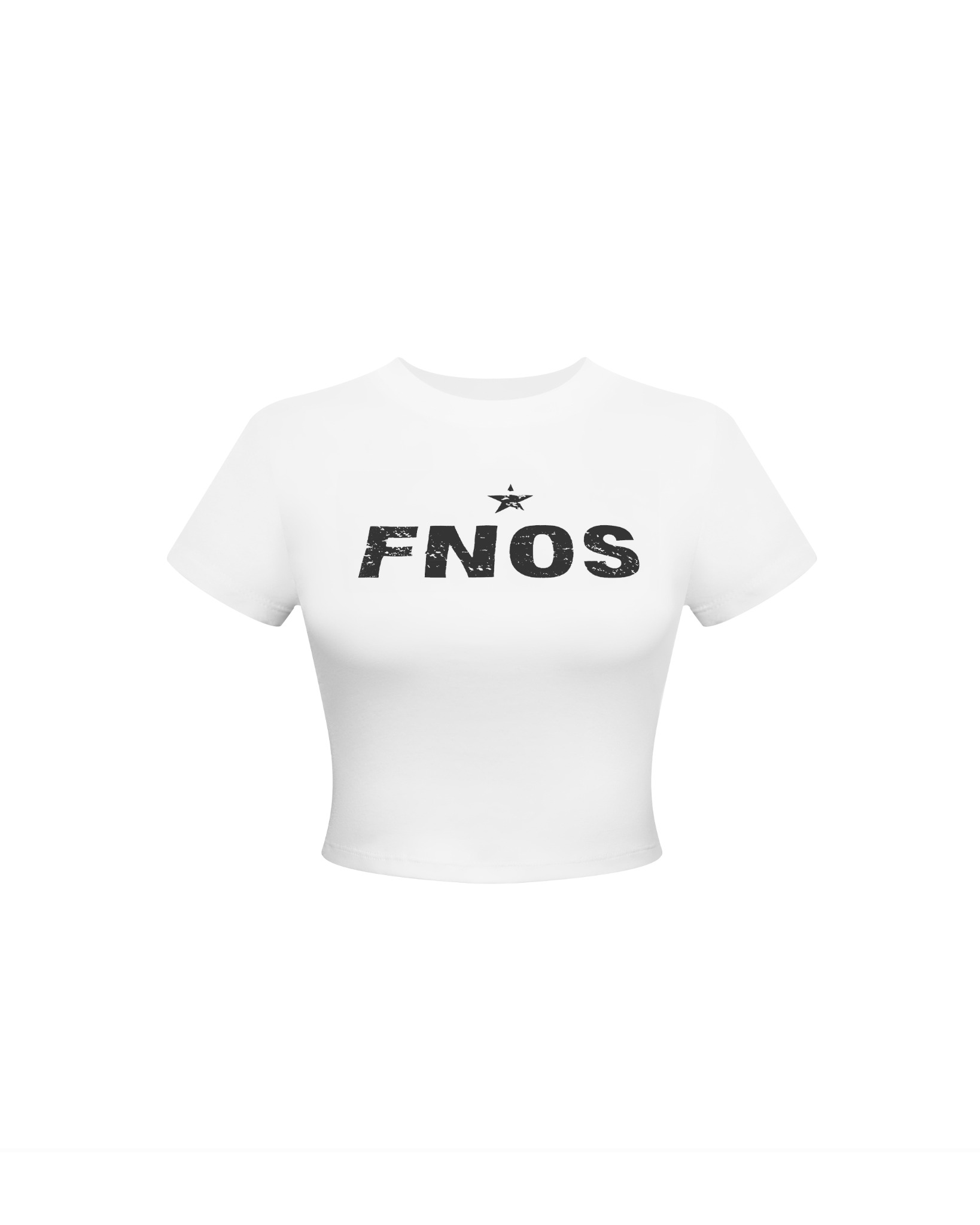 TBT2 - FNOS BASIC CROPTOP - WHITE
