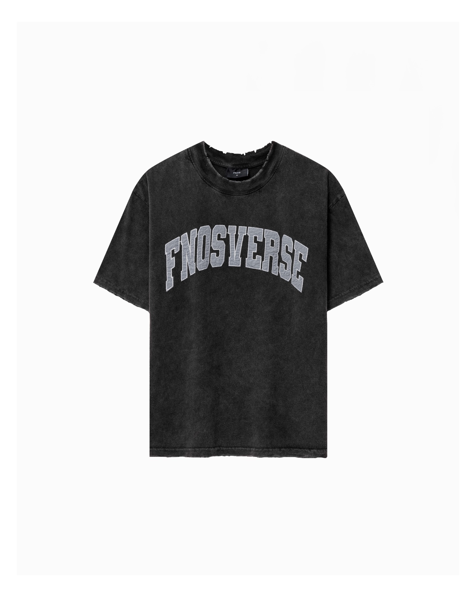 TWG25 - 'FNOSVERSE' VINTAGE TEE - BLACK