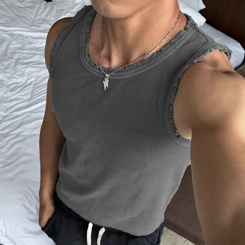 TTW2 - VINTAGE WASHED TANKTOP - GREY