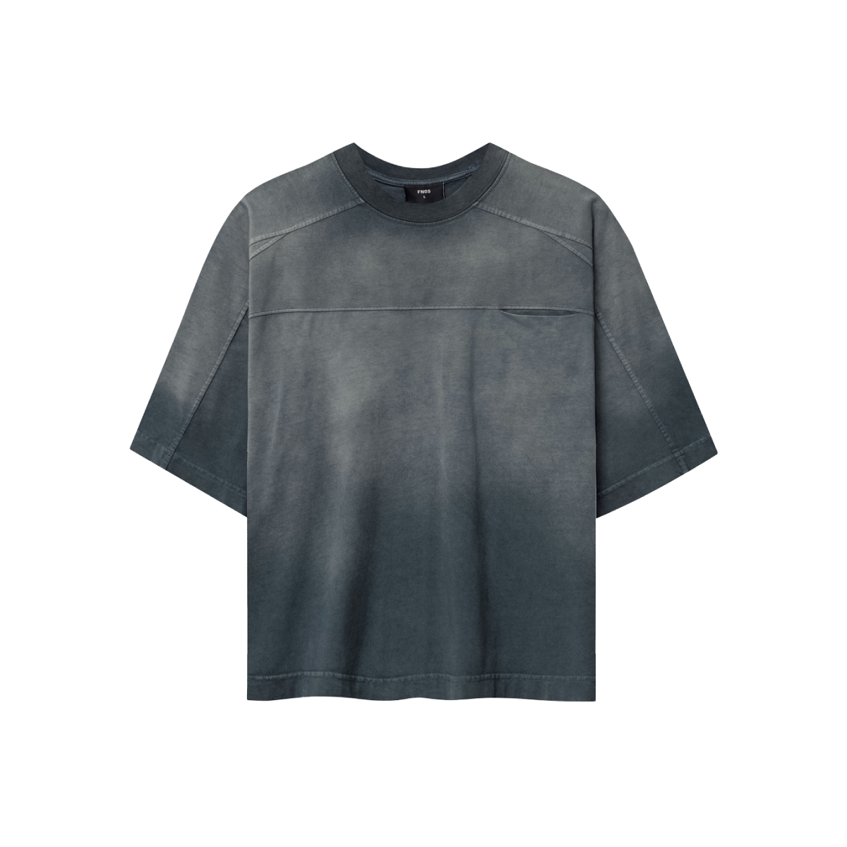 TSW11 - 'INTROVERSE' BOXY VINTAGE TEE - BLUE
