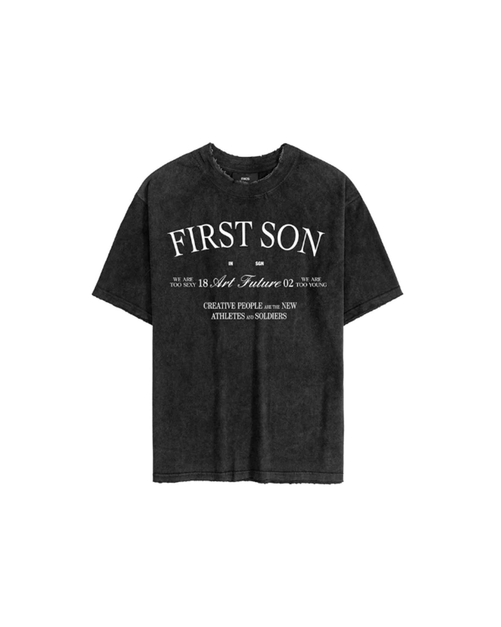 TWG13 - 'FIRST SON' VINTAGE TEE - BLACK