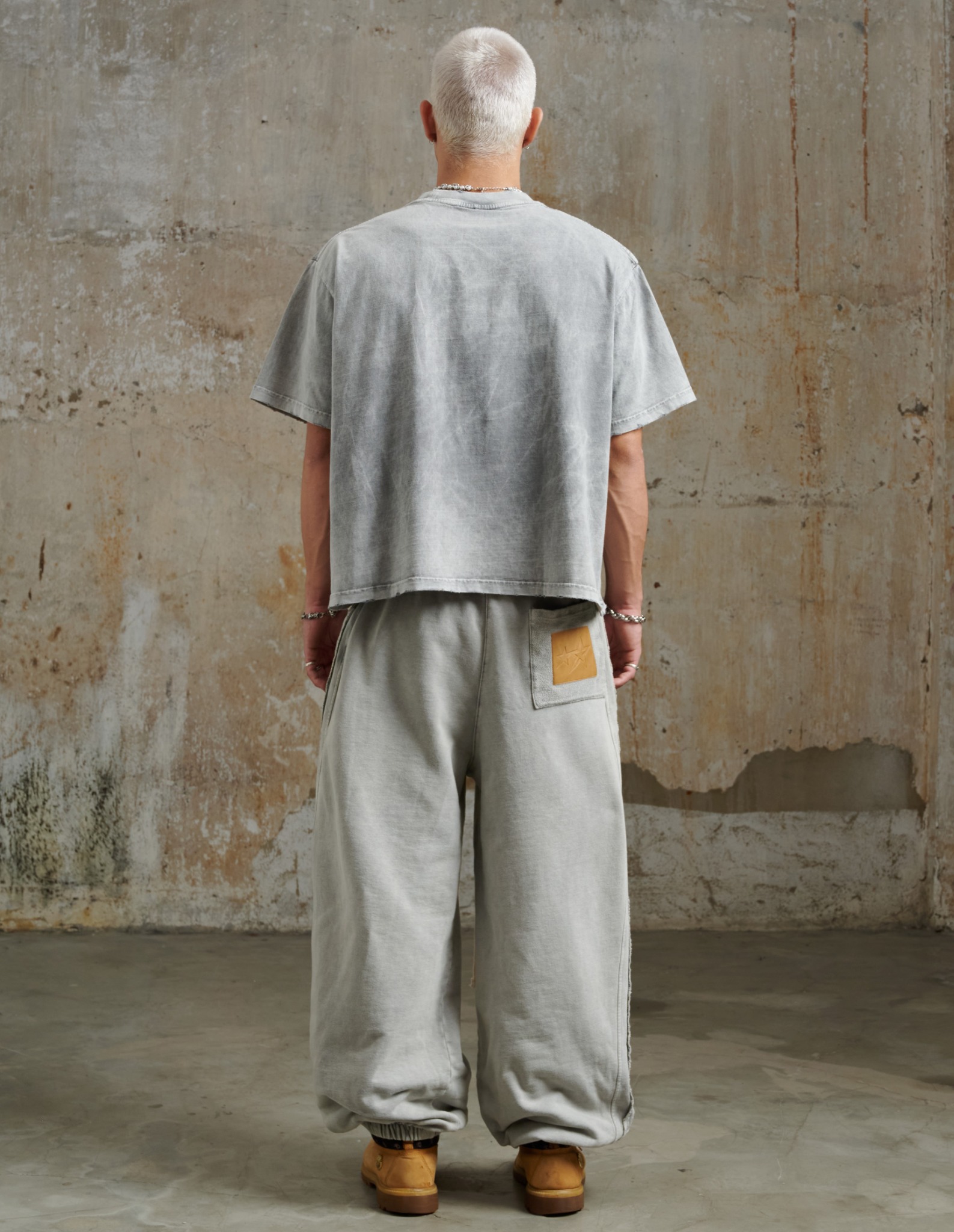 TSW14 - "FNOS" WASHED BOXYTEE - GREY