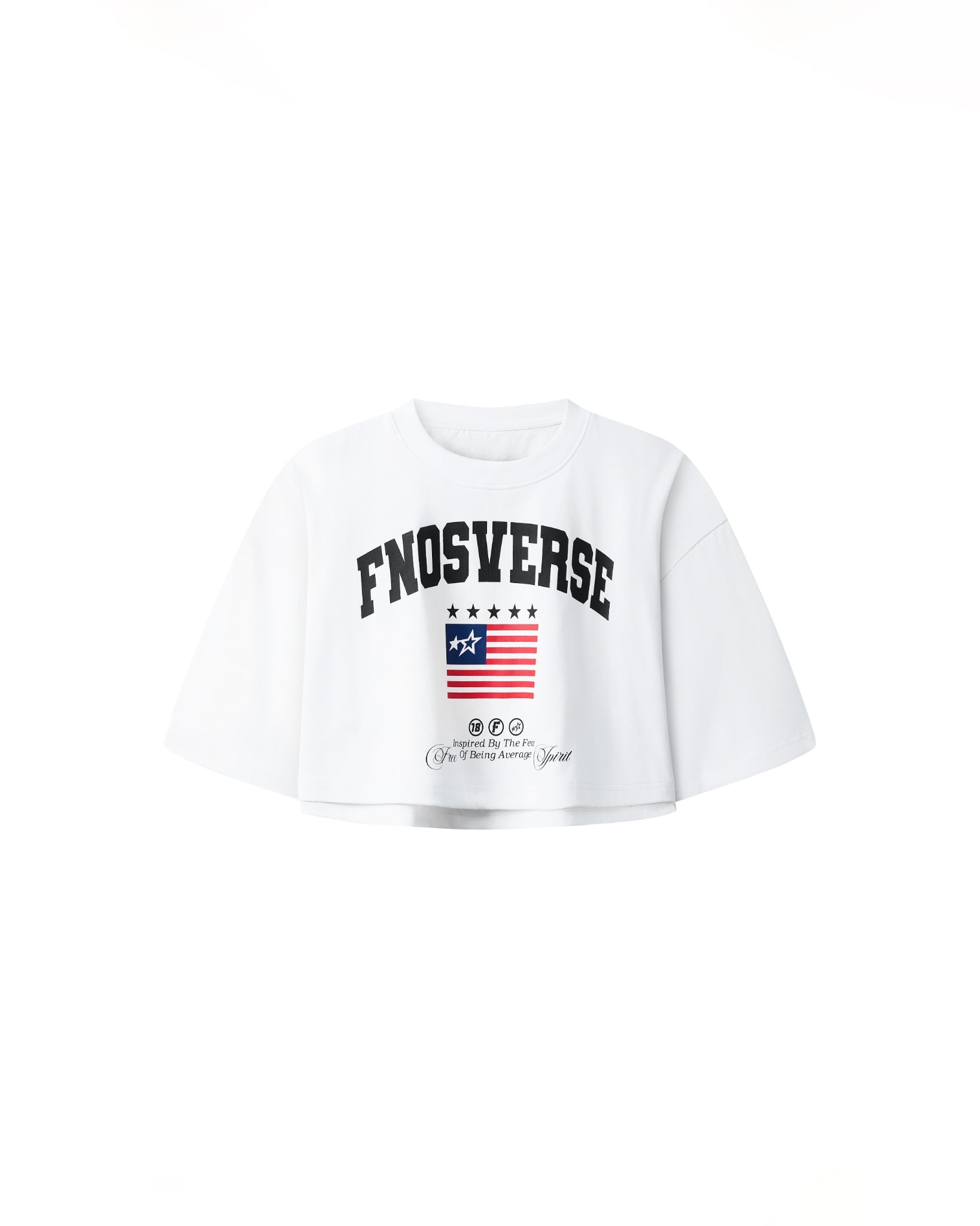 TCG4 - FNOS US CROPTOP - WHITE