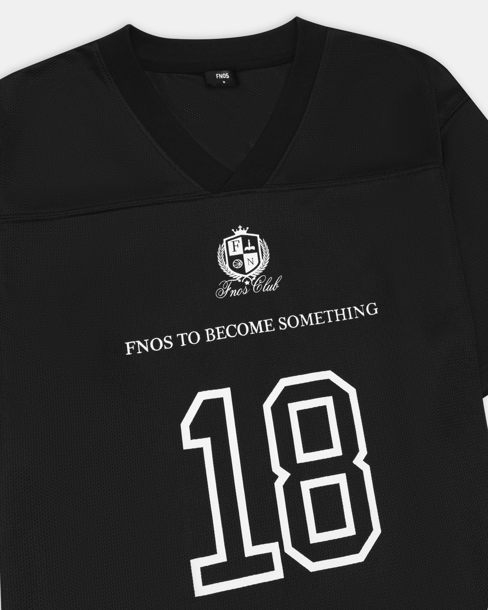 JS1- BALANCE NUMBER CLUB JERSEY - BLACK