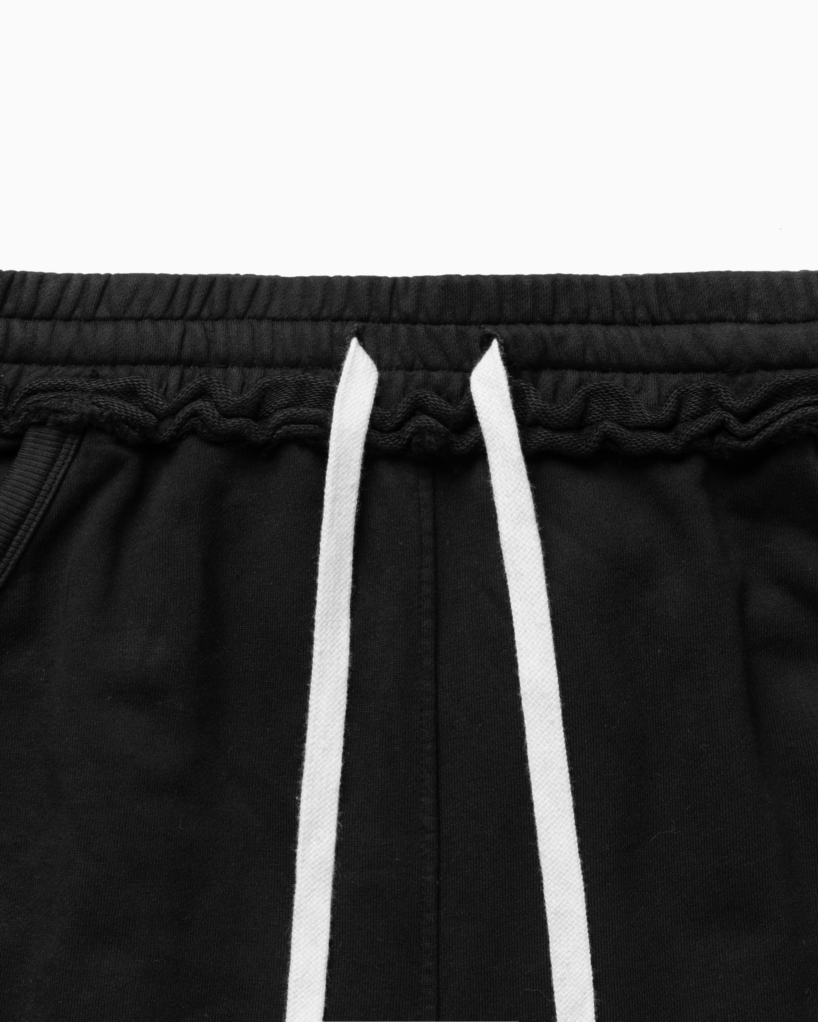 JGW1 - 'INTROVERSE' WASHED PANTS - BLACK