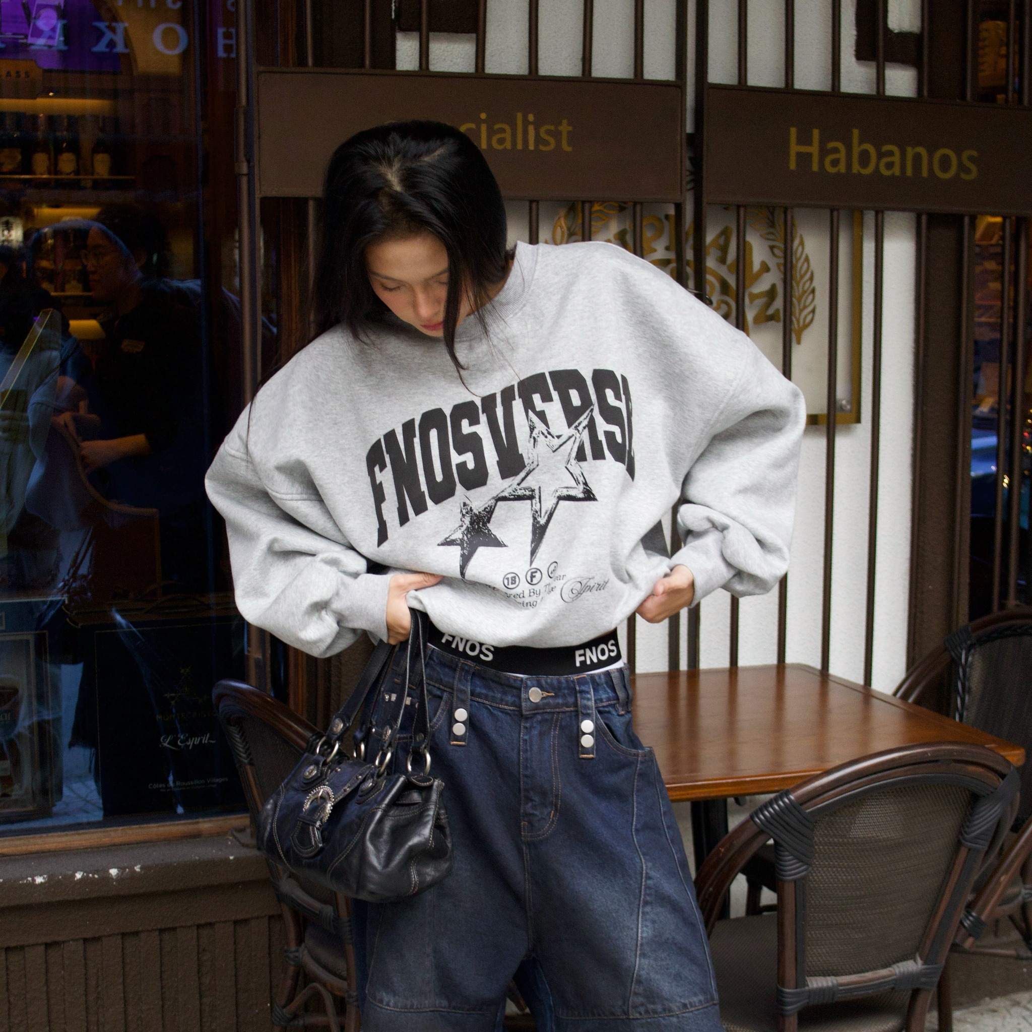 SW17 - "AVERAGE" SWEATER - GRAY