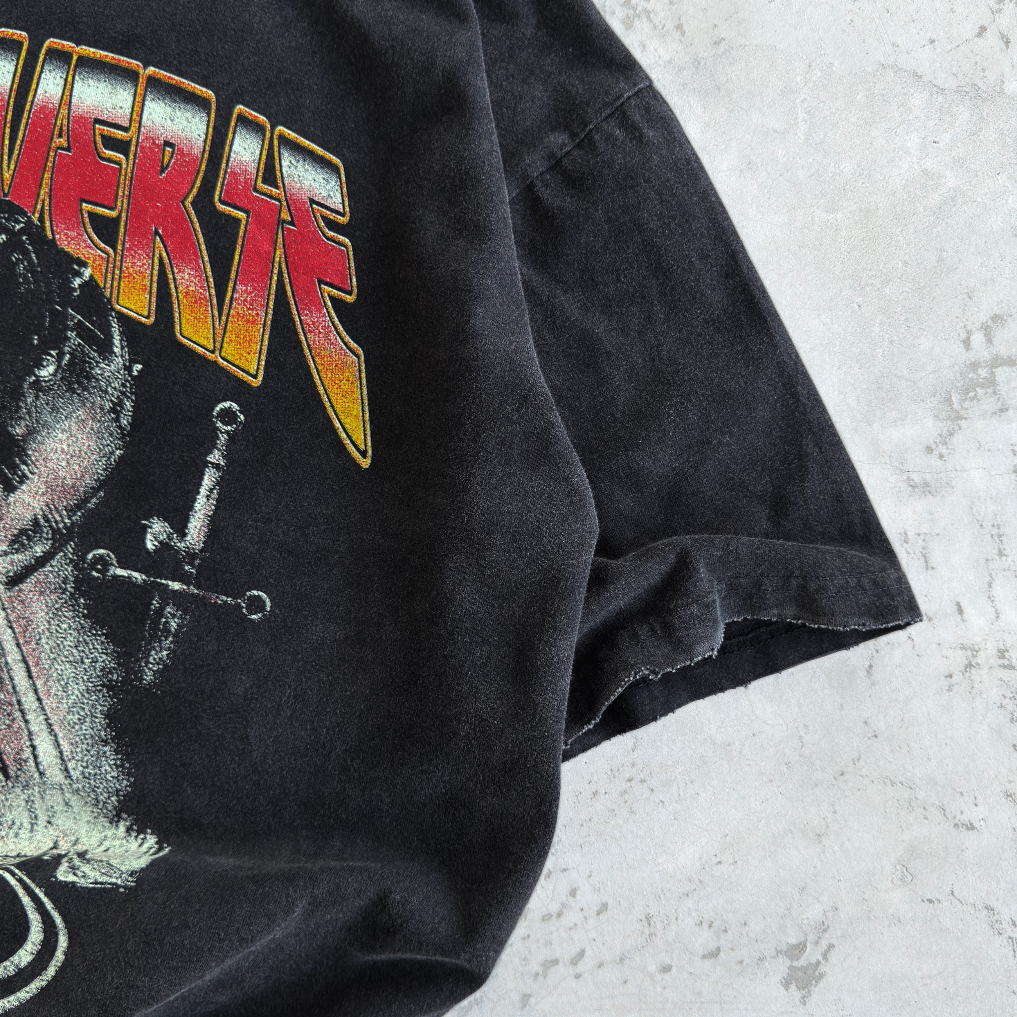 TWG30 - DREAM'S HAVEN DESTROYED WASHED TEE - BLACK