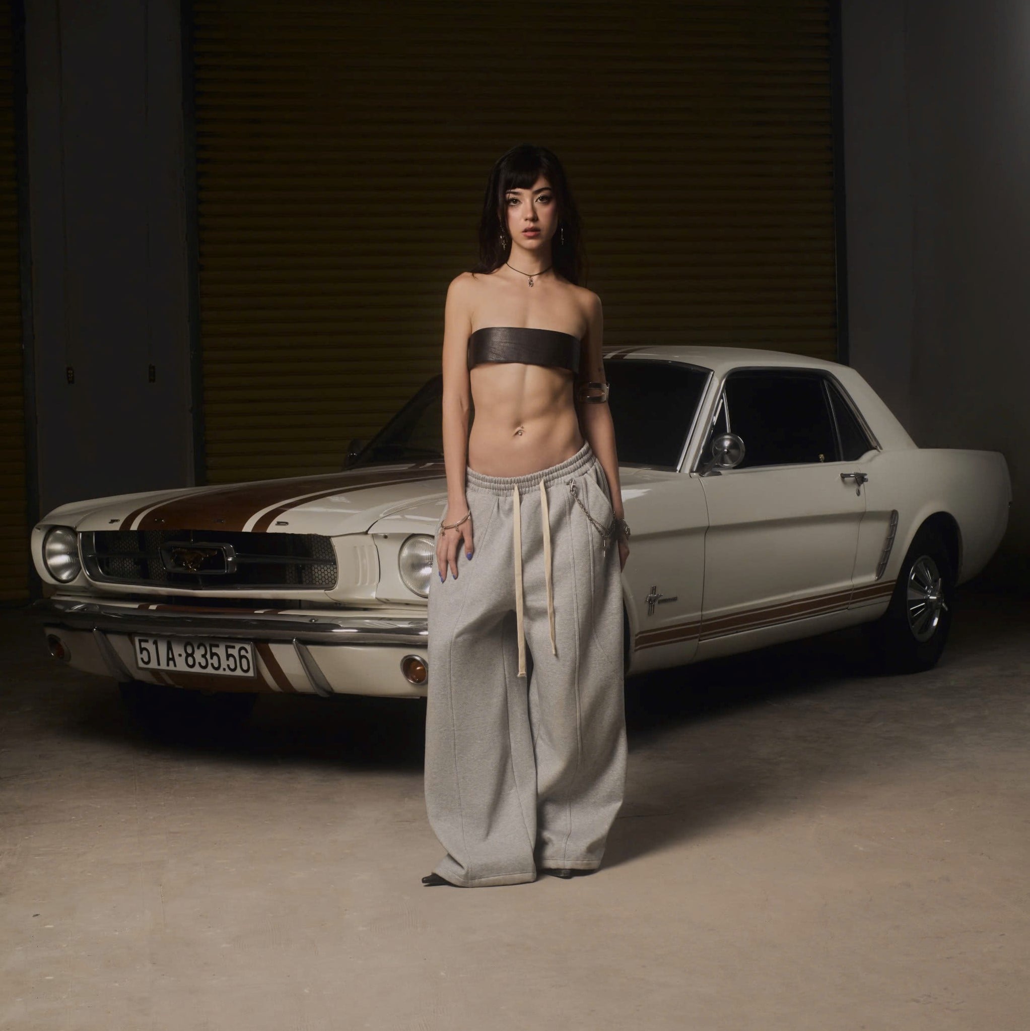 JGN7 - "BALANCE" SWEAT PANTS - GREY