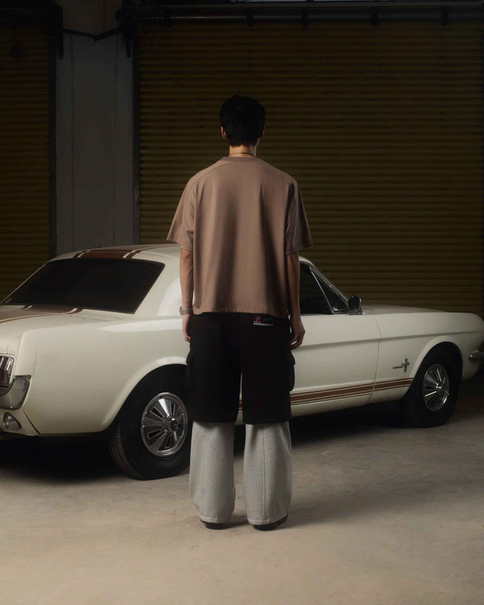 TSG43 - CALL1802 BOXY T-SHIRT - COFFEE