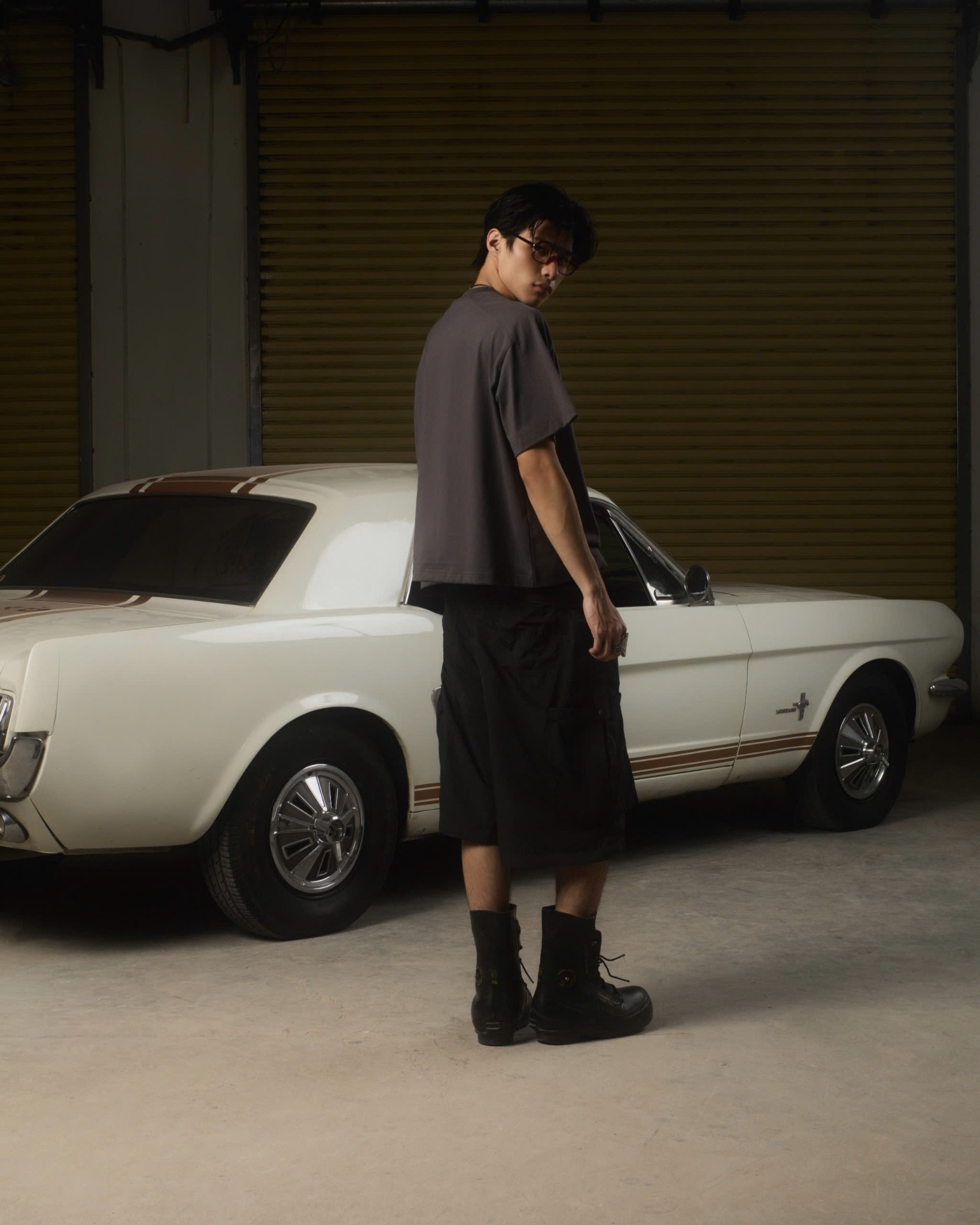 TSG46 - UNIFORM BOXY T-SHIRT - GRAY