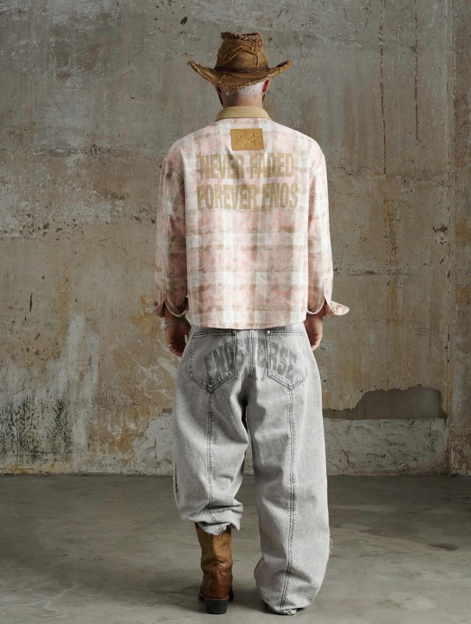 SH7 - "FNOS" FLANNEL CHECKED SHIRT - PINK
