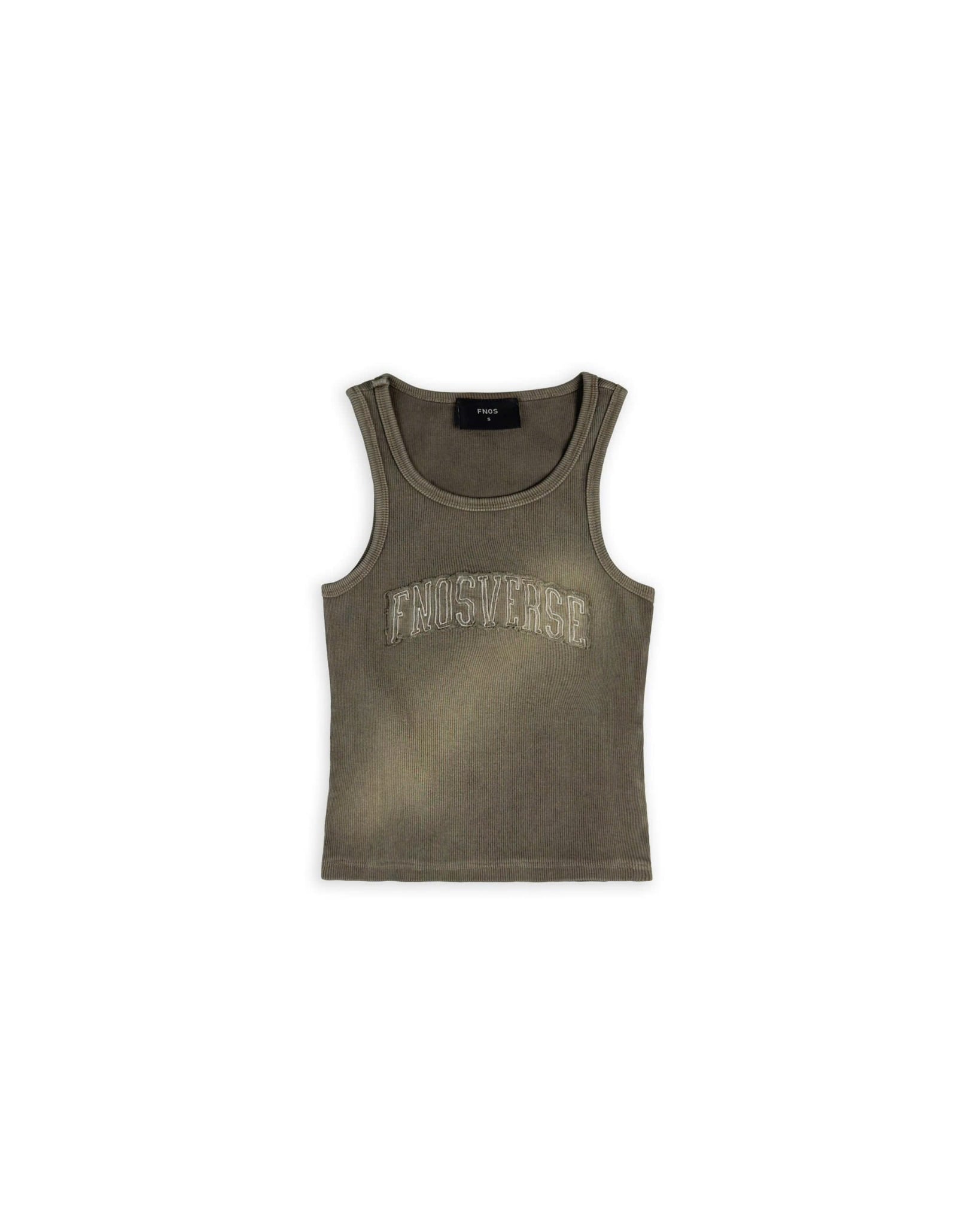 TWF4 - "FNOSVERSE" TANK TOP WASH - OLIVE