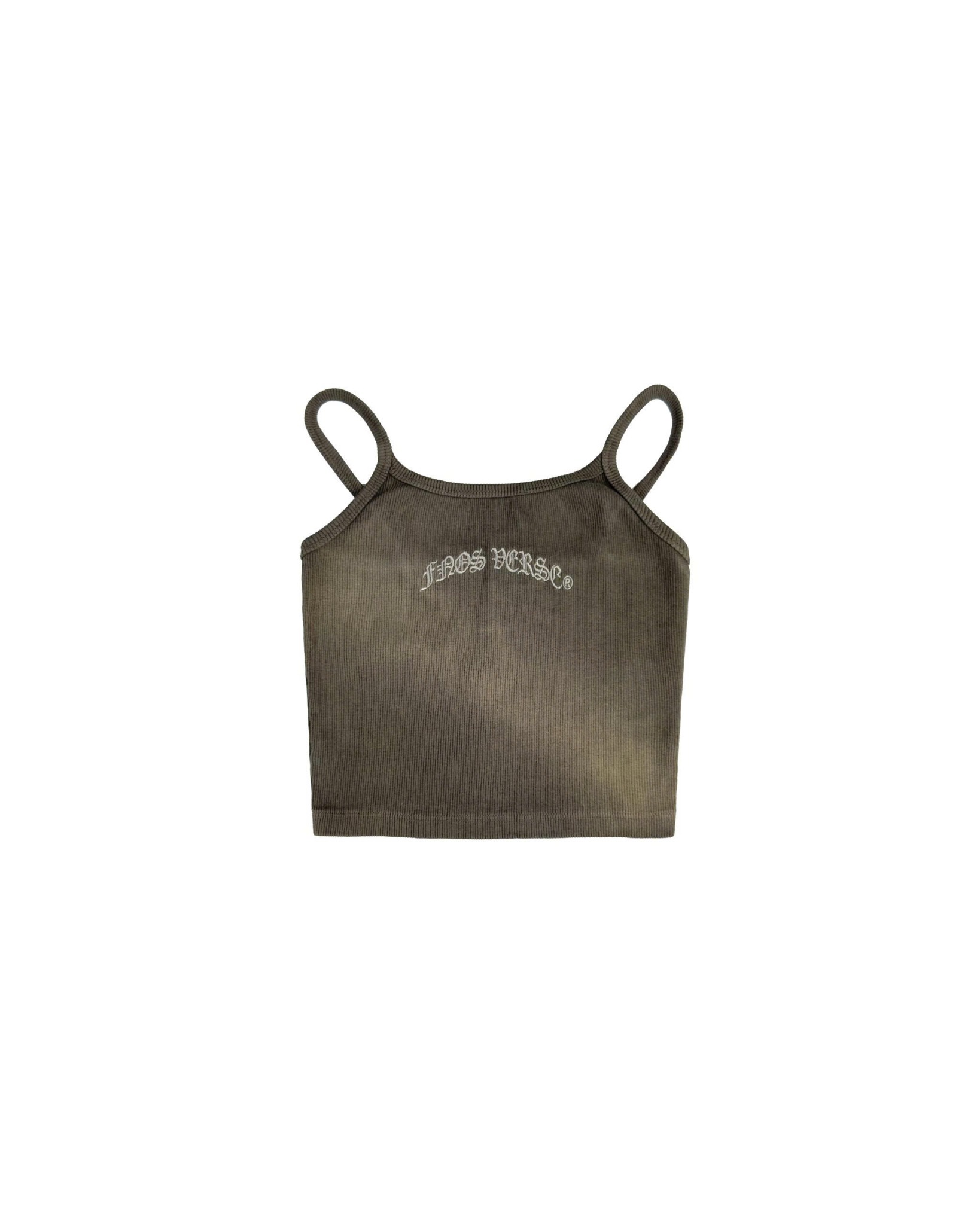 TWF6 - "FNOSVERSE" CAMI TOP WASH - OLIVE